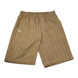 Daniele Alessandrini Einfarbige Bermudashorts mit elastischer Taille Beige für Jungen
