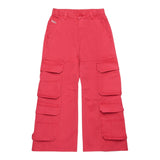 Diesel Pantalone Tinta Unita Modello Cargo per Bambina J02220 ROSA DIESEL 