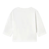Mayoral Shirt Girocollo Tinta Unita con Stampa per Neonato 1038 BIANCO MAYORAL 