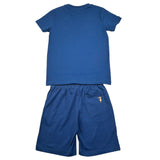 Trussardi Completo 2 Pezzi T-Shirt-Bermuda Tinta Unita per Bambino TBP26010CJ BLU TRUSSARDI 