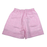 Kaos Short Tinta Unita con Elastico In Vita per Bambina KS122 ROSA KAOS 