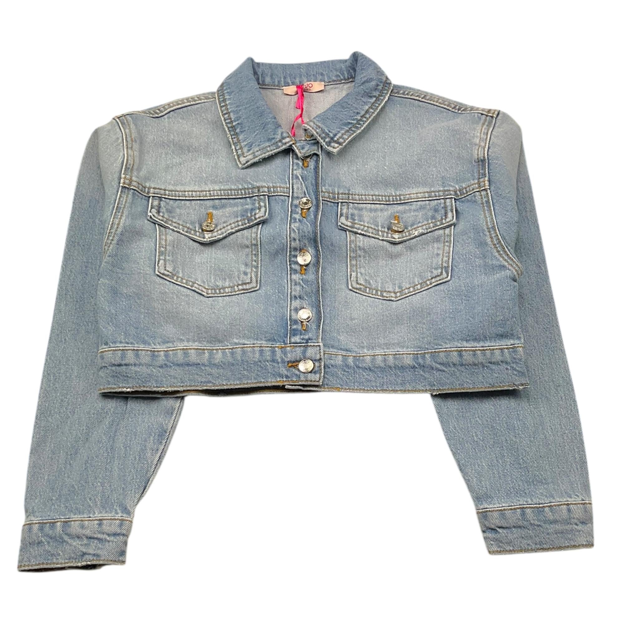 Liu Jo Giubbino In Denim Tinta Unita per Bambina GA5180X AZZURRO LIU JO 