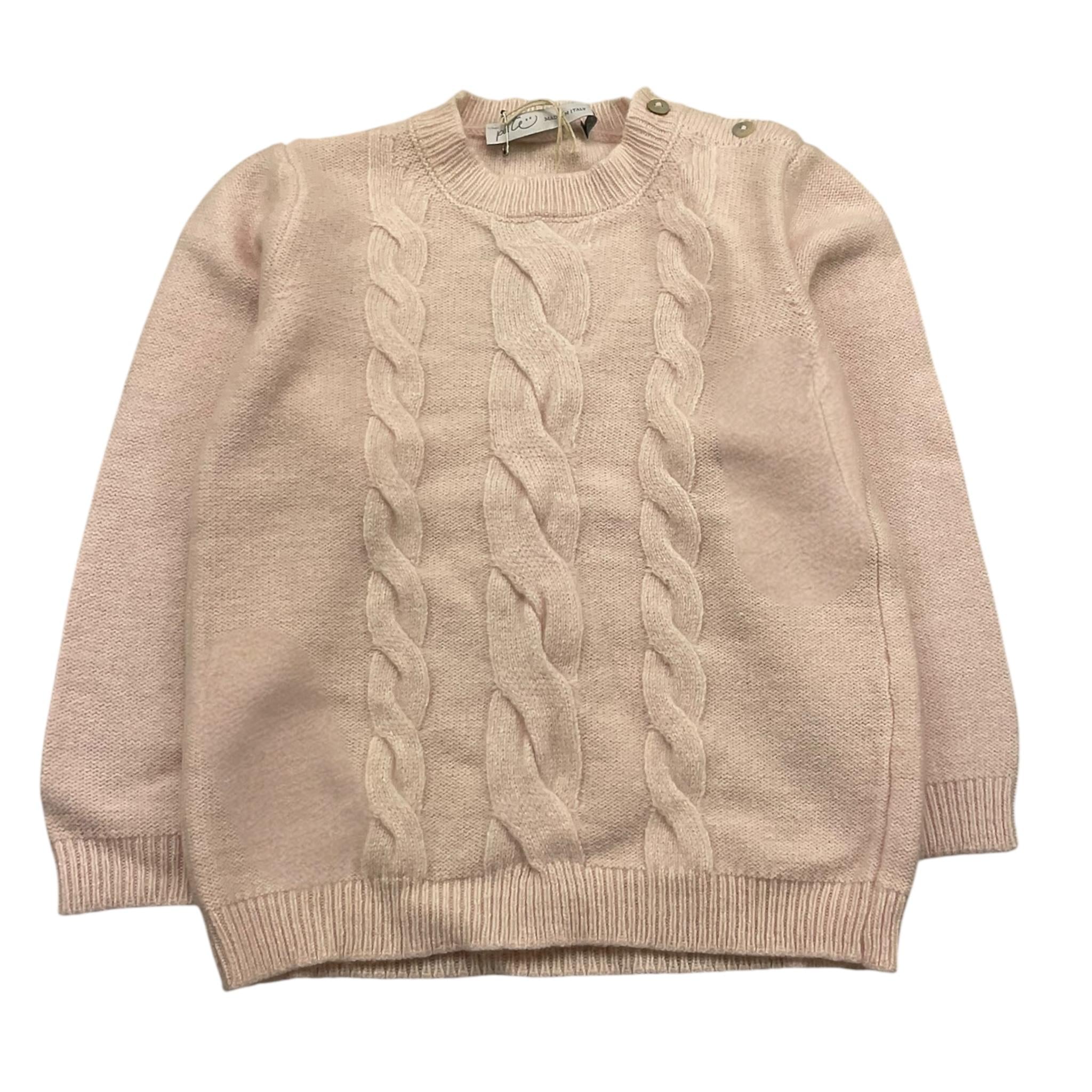 PER TE maglia girocollo tinta unita Rosa per Bambina 44596 ROSA PER TE 