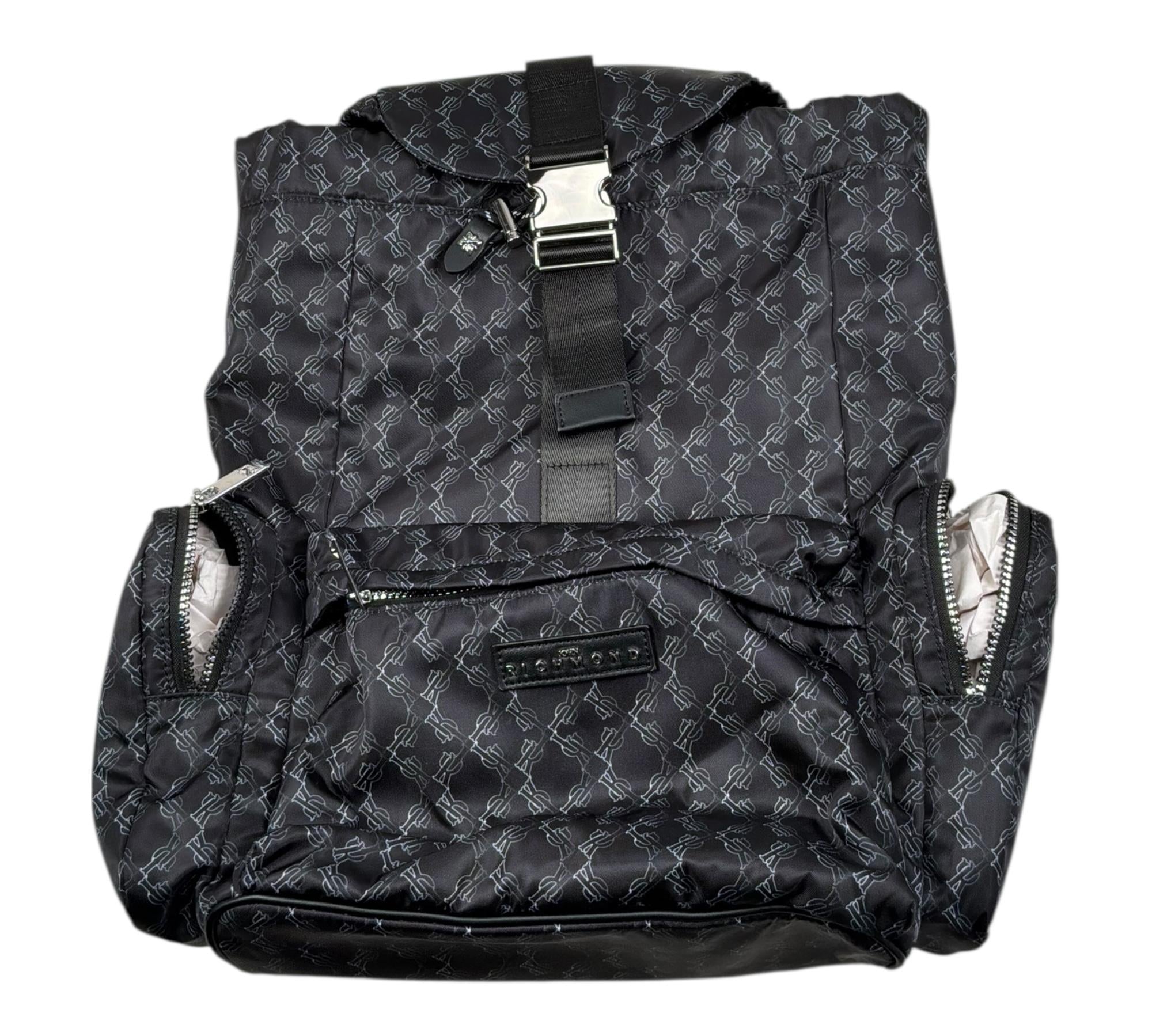 John Richmond Zaino Tinta Unita con Stampe  per Bambino RXP26001 NERO JOHN RICHMOND 