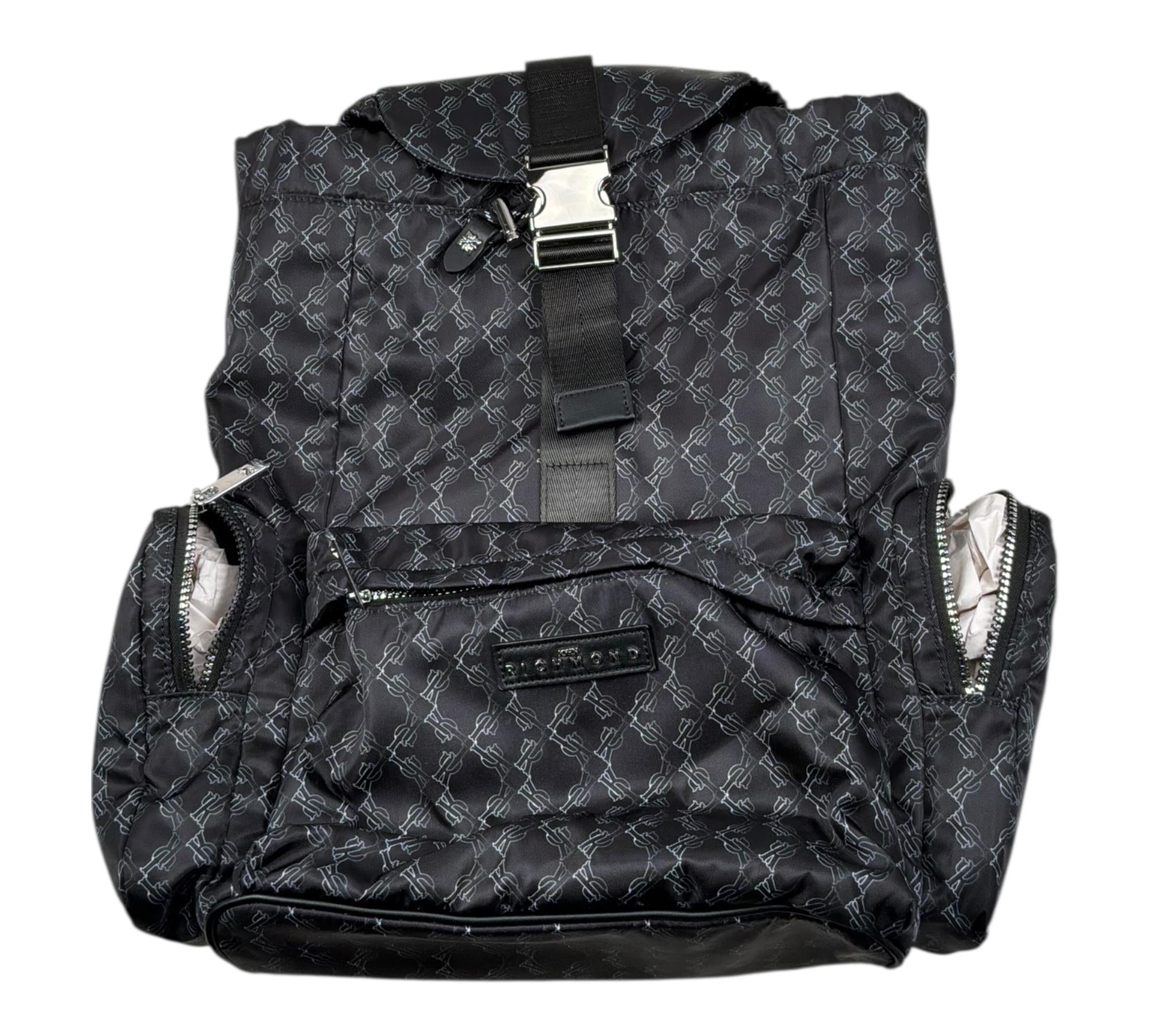 John Richmond Zaino Tinta Unita con Stampe  per Bambino RXP26001 NERO JOHN RICHMOND 