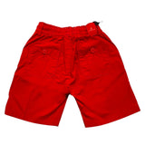 Jeckerson Bermuda Tinta Unita Con Elastico In Vita Rosso Per Neonato