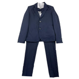 Shako' Completo 3 Pezzi Camicia-Giacca-Pantalone-Papillon Blu Per Bambino