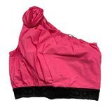 Pinko Top Monospalla Tinta Unita Rosa Per Bambina