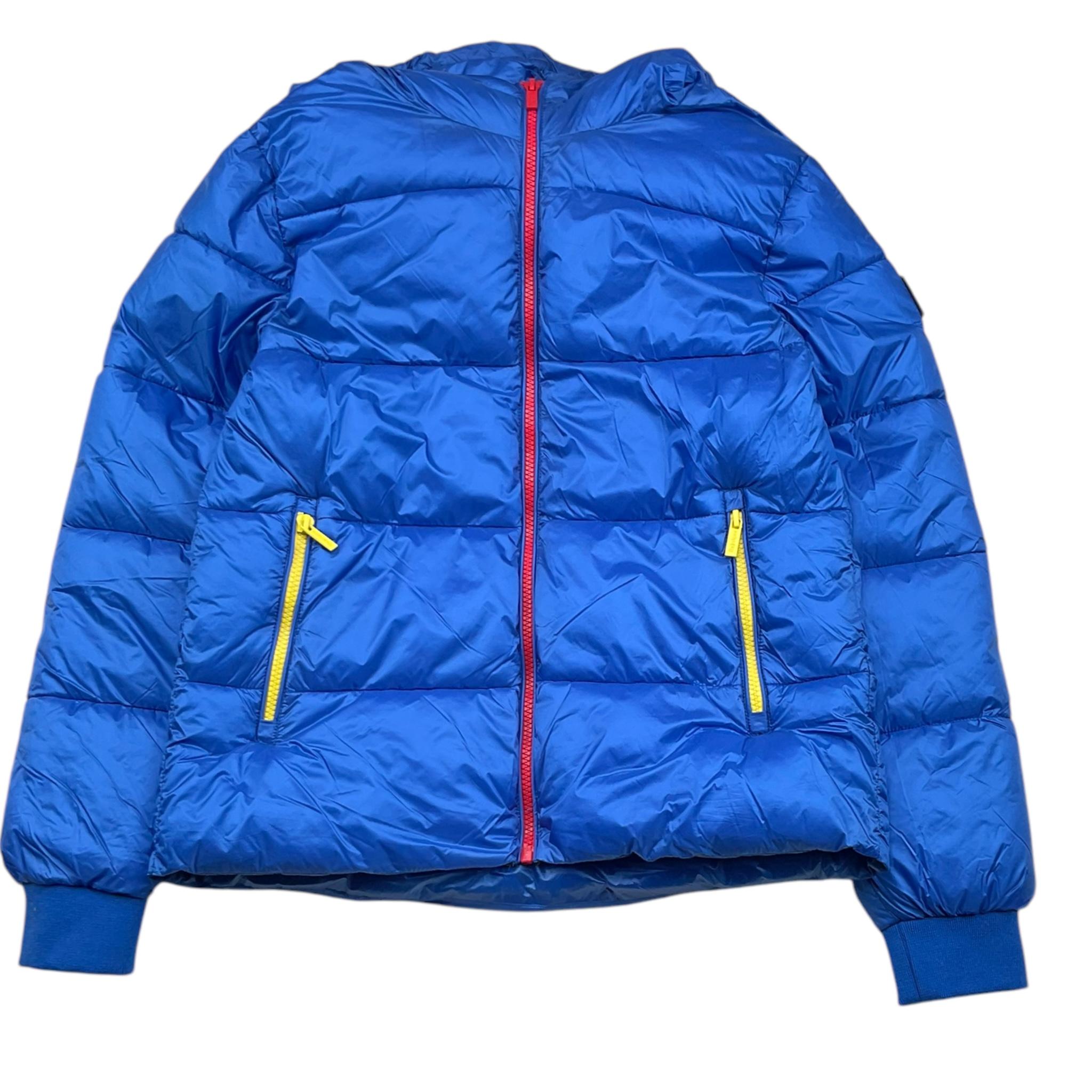 REFRIGUE giubbino tinta unita con zip e cappuccio Cobalto per Bambino 2131O0001 COBALTO REFRIGUE 