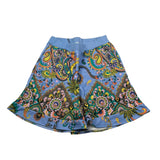 Etro Short Tinta Unita Stampa Fantasia per Bambina GW6B09 AZZURRO ETRO 