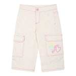BillIEBLUSH pantalone tinta unita con girovita regolabile Beige per Neonata U20410 BEIGE BillIEBLUSH 