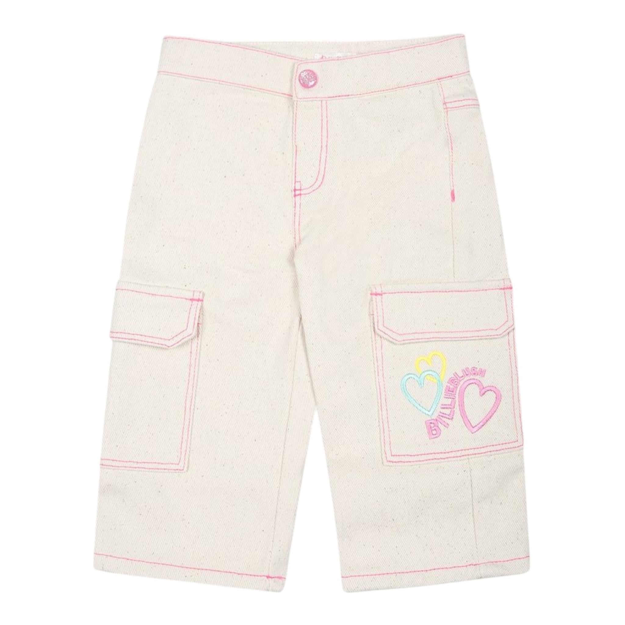 BillIEBLUSH pantalone tinta unita con girovita regolabile Beige per Neonata U20410 BEIGE BillIEBLUSH 