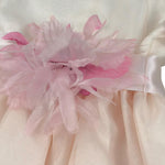 Childrenfashionatelier Abito Cerimonia Tinta Unita Mezza Manica per Bambina 206AB ROSA CHILDRENFASHIONATELIER 