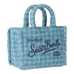 SAINT BARTH borsa tinta unita con stampa Azzurro per Bambina VAMI005 AZZURRO SAINT BARTH 