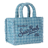 SAINT BARTH borsa tinta unita con stampa Azzurro per Bambina VAMI005 AZZURRO SAINT BARTH 