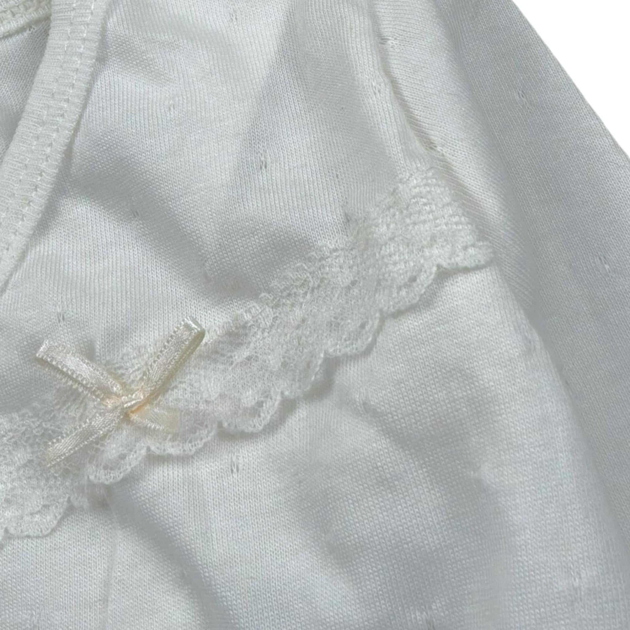 Calamaro Body Tinta Unita Manica Lunga per Neonata EIEIIEJ PANNA CALAMARO 