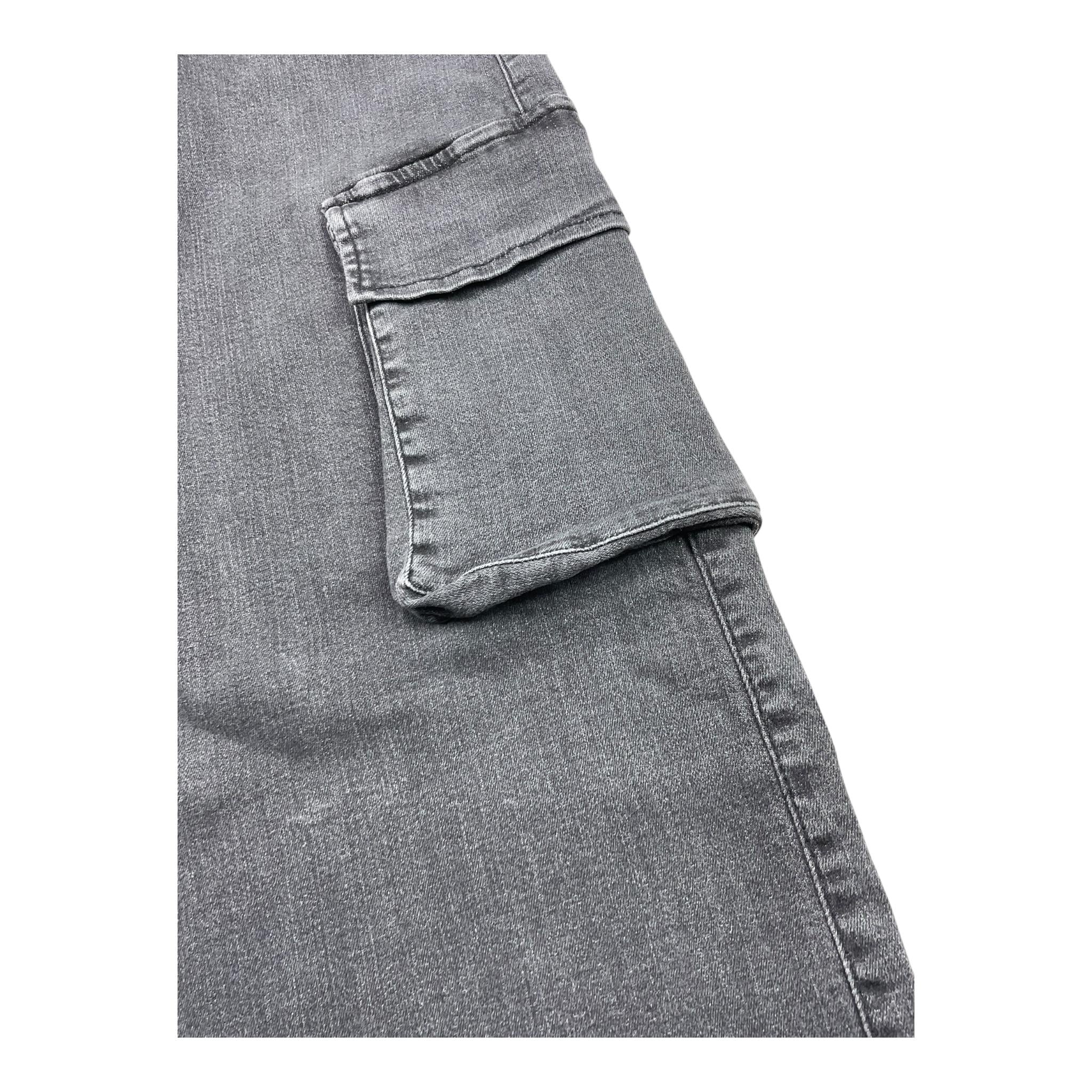 MARC ELLIS pantalone tinta unita modello palazzo Grigio per Bambina JMJDR00273 GRIGIO MARC ELLIS 