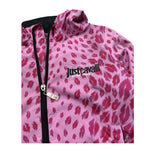 Just Cavalli Giubbino Tinta Unita con Cappuccio E Stampe Baci per Bambina JGP26111KW ROSA JUST CAVALLI 
