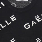 GAELLE abito in maglia tinta unita logato Nero per Bambina 2741VW00416 NERO GAELLE 