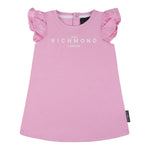 John Richmond Abito Girocollo Tinta Unita con Stampa per Neonata RIP25006VE ROSA JOHN RICHMOND 