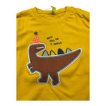 LOSAN shirt girocollo tinta unita con stampa in contrasto Giallo per Bambino 51033101016012 GIALLO LOSAN 