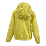 K-Way Giubbino Tinta Unita con Cappuccio per Bambina K61336W VERDE ACIDO K-WAY 