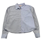 PLEASE camicia manica lunga fantasia a righe Azzurro per Bambina CL45271G66X AZZURRO PLEASE 