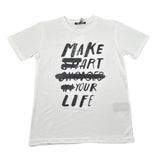 Never Too T-Shirt tinta unita con Logo Bianco per Bambino NT2461P BIANCO NEVER TOO 