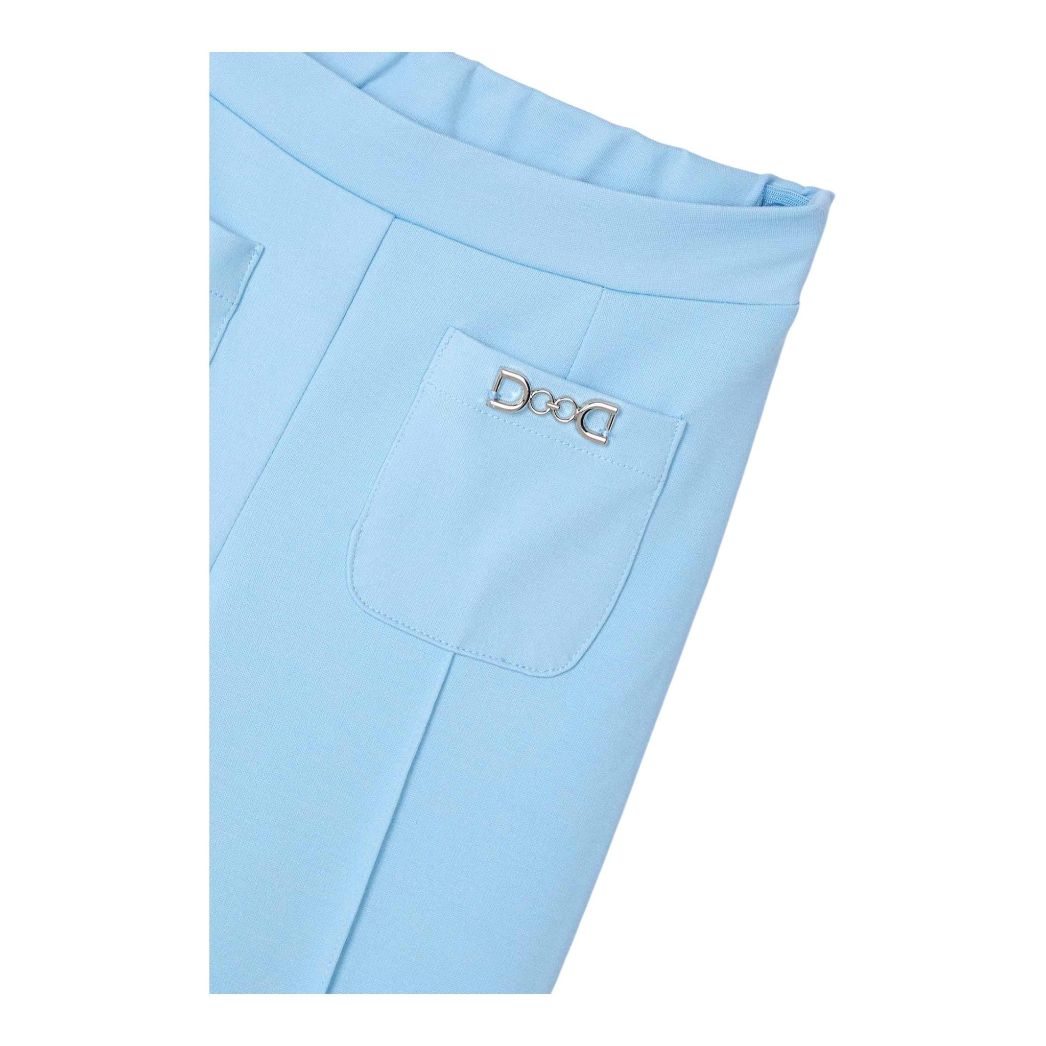 Mayoral Pantalone Tinta Unita con Elastico In Vita per Bambina 3552 AZZURRO MAYORAL 