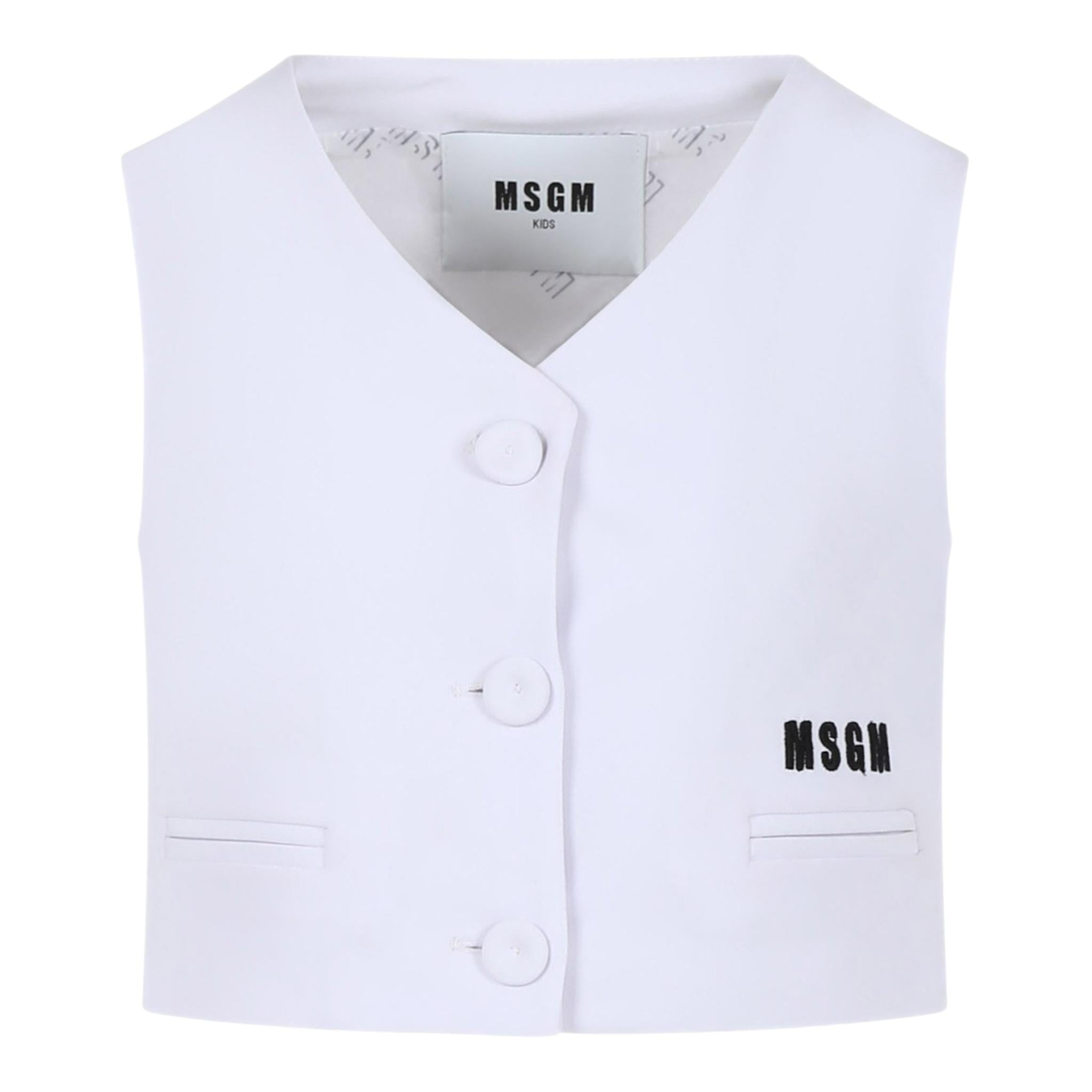 MSGM S4MSJGVE157XBIANCO