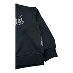 John Richmond Felpa Chiusa Girocollo Tinta Unita con Strass per Bambina RGP26204FE NERO JOHN RICHMOND 