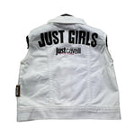 Just Cavalli Smanicato In Denimtinta Unita per Bambino JGP26037GT BIANCO JUST CAVALLI 