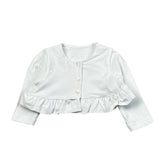 Babyvip Coprispalle Tinta Unita con Bottoni per Neonata T7852 BIANCO BABYVIP 