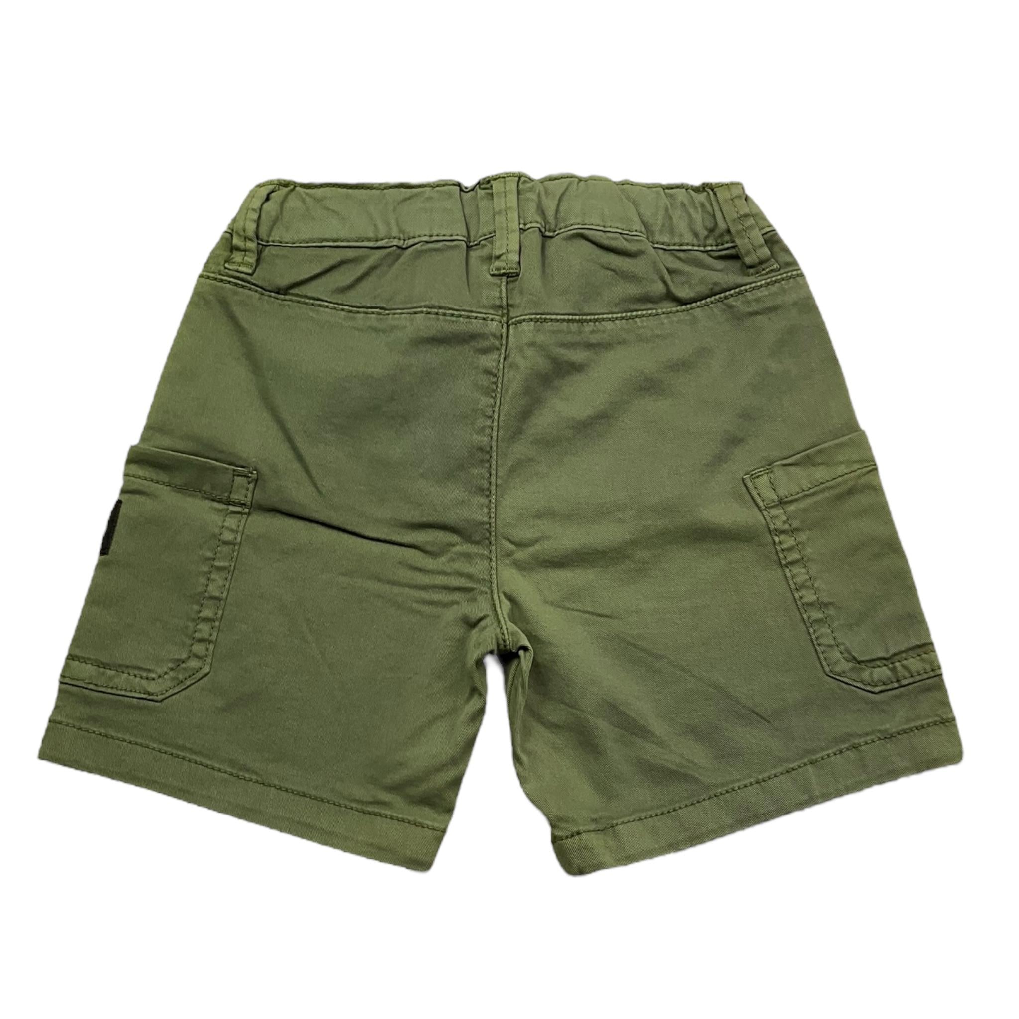 Replay Bermuda Tinta Unita con Girovita Regolabile per Neonato PB9504 VERDE REPLAY 