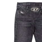 Diesel Jeans Tinta Unita Modello Zampa per Bambina J01723 NERO DIESEL 