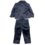 Shako' Komplettset, 3-teilig, Hemd, Jacke, Hose, Fliege, Blau, für Neugeborene