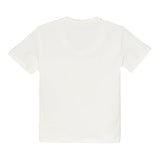 Elisabetta Franchi T-Shirt Girocollo Tinta Unita con Logo per Bambina EFTS235 PANNA ELISABETTA FRANCHI 