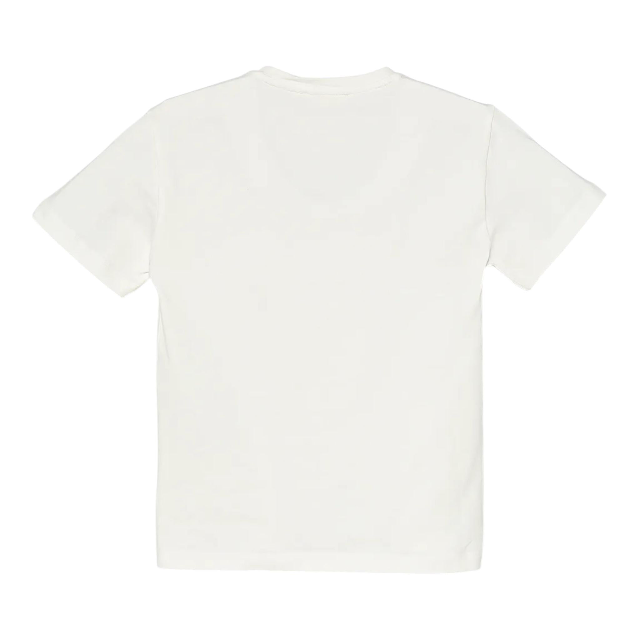 Elisabetta Franchi T-Shirt Girocollo Tinta Unita con Logo per Bambina EFTS235 PANNA ELISABETTA FRANCHI 