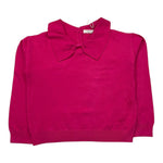 U+è BY MISS GRANT maglia tinta unita con colletto Fuxia per Bambina UE1047 FUXIA U+è BY MISS GRANT 