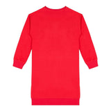 MOSCHINO abito modello felpa tinta unita con stampa Rosso per Bambina HFV0FE ROSSO MOSCHINO 