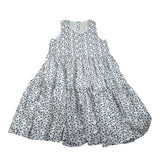 Caffe' D'Orzo Abito Tinta Unita con Fantasia per Bambina ZW1A82M0063 BIANCO CAFFE' D'ORZO 