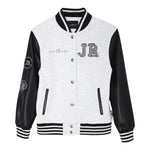 John Richmond Giubbino Modello College Tinta Unita con Maniche In Contrasto per Bambino RBP25176GB GRIGIO JOHN RICHMOND 