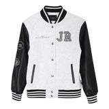 John Richmond Giubbino Modello College Tinta Unita con Maniche In Contrasto per Bambino RBP25176GB GRIGIO JOHN RICHMOND 