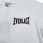 Everlast T-Shirt tinta unita Girocollo con Stampa Bianco per Bambino EE12K BIANCO EVERLAST 
