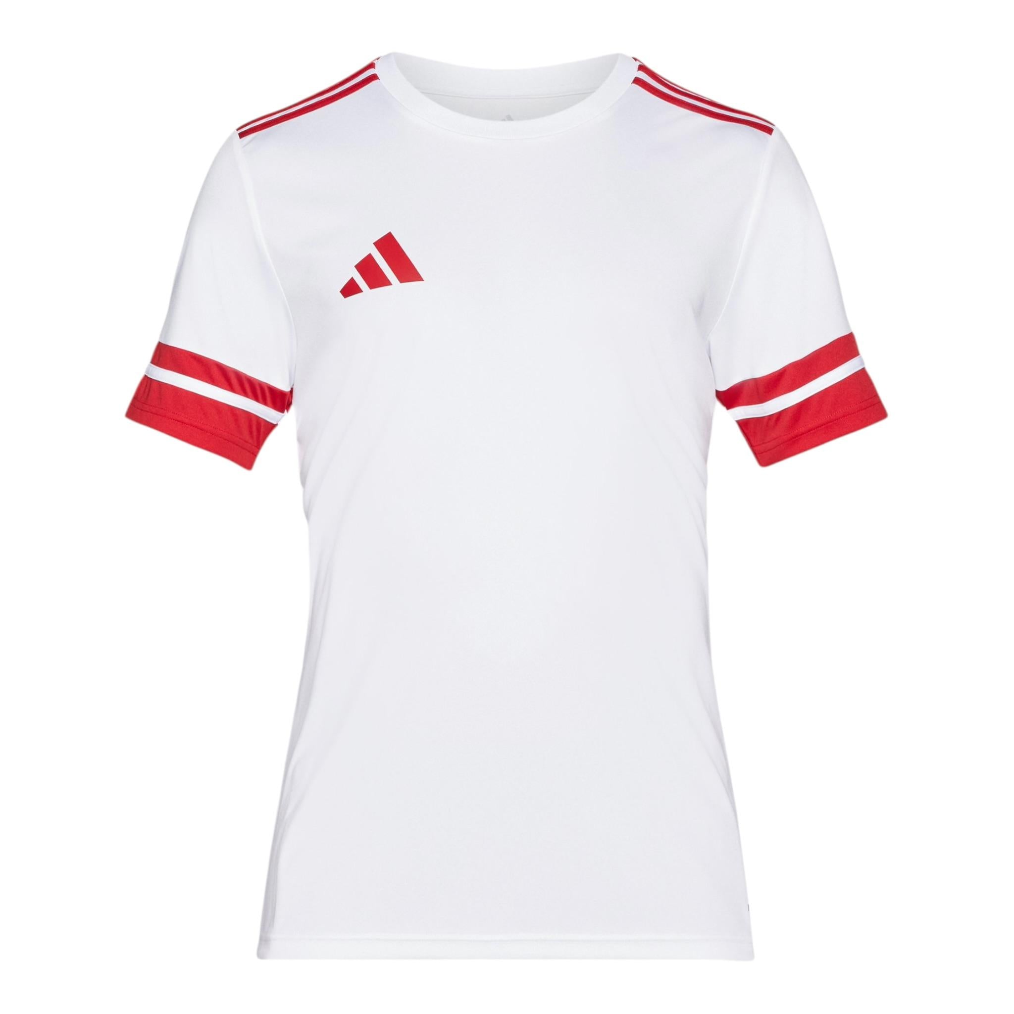 Adidas T-Shirt Girocollo Tinta Unita con Logo per Bambino JJ0059 BIANCO Adidas 
