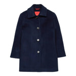 MAX&Co. cappotto tinta unita con bottoni Blu per Bambina MX0093 BLU MAX&Co. 