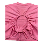 Gaelle T-Shirt Girocollo Tinta Unita con Logo per Bambina 2746MY00380 ROSA GAELLE 