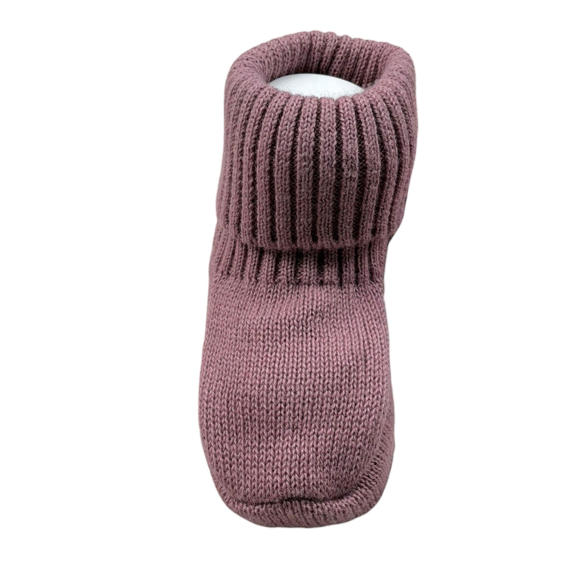 Maglifici di Verona Babbucce Tinta Unita per Neonato 045316 VINACCIO MAGLIFICI DI VERONA 