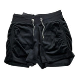Juicy Couture Short In Velluto Tinta Unita per Bambina JBX6516 NERO JUICY COUTURE 