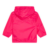 K-Way Giubbino Tinta Unita con Cappuccio per Bambina K61336WWWX FUXIA K-WAY 
